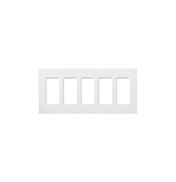 LUTRON ELECTRONICS SC5SW SC-5-SW PLACA DE PARED 5 ESPACIOS