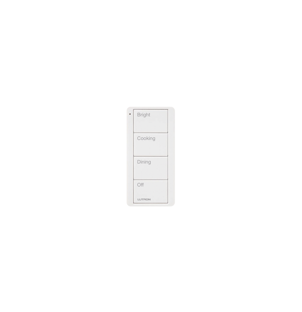 LUTRON ELECTRONICS PJ24BGWHP02 PJ24BGWHP02 Control remoto inalambrico PICO con escena