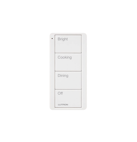 LUTRON ELECTRONICS PJ24BGWHP02 PJ24BGWHP02 Control remoto inalambrico PICO con escena