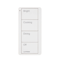 LUTRON ELECTRONICS PJ24BGWHP02 PJ24BGWHP02 Control remoto inalambrico PICO con escena