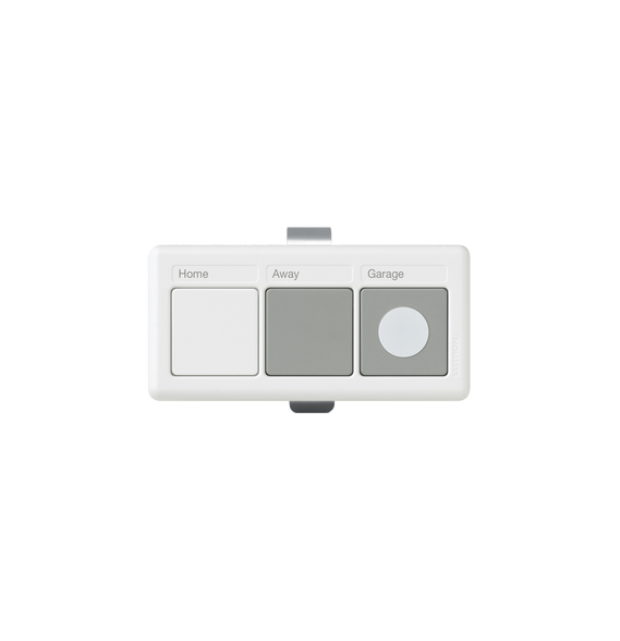 LUTRON ELECTRONICS LR3BHSW LR3BHSW (RadioRA2) Control remoto para iluminación y puert