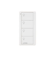 LUTRON ELECTRONICS PJ24BWHL31P PJ24BWHL31P Control inalambrico Pico 4 botones ideal p