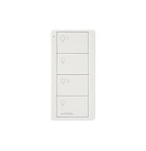 LUTRON ELECTRONICS PJ24BGWHL21 PJ24BGWHL21 Control PICO 4 botones 2 grupos complement