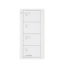 LUTRON ELECTRONICS PJ24BWHL21P PJ24BWHL21P Control remoto PICO 4 botones 2 grupos de