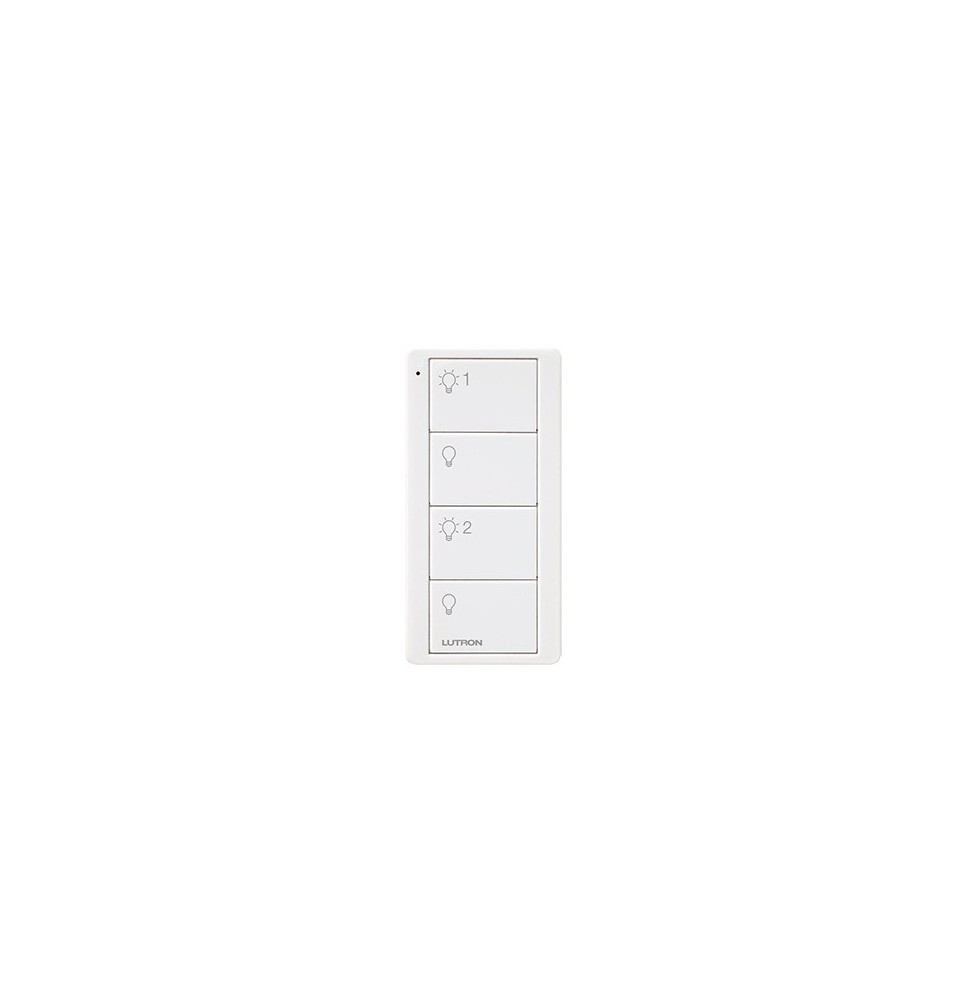 LUTRON ELECTRONICS PJ24BWHL21P PJ24BWHL21P Control remoto PICO 4 botones 2 grupos de