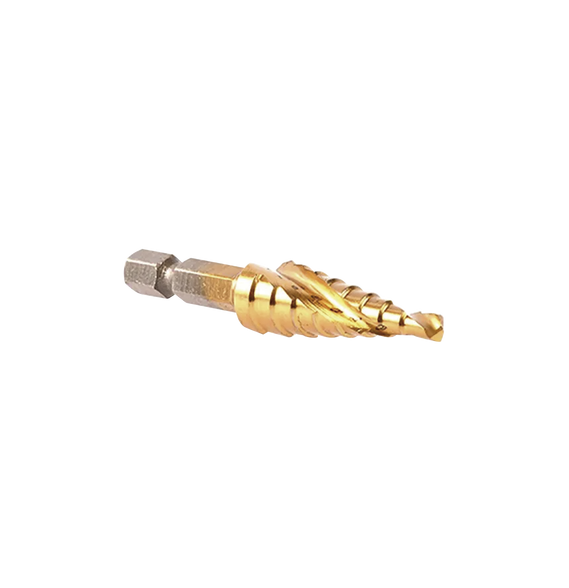 MAKITA D40179 D-40179 Broca escalonada espiral de hss-ti 4-12 mm zanco de 1/4 hexagon