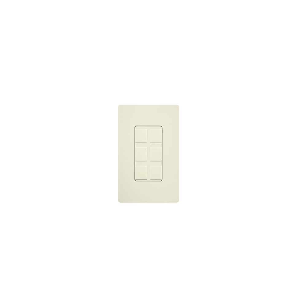 LUTRON ELECTRONICS SC6PFBI SC-6PF-BI Caja de pared para varios contactos de red o tel