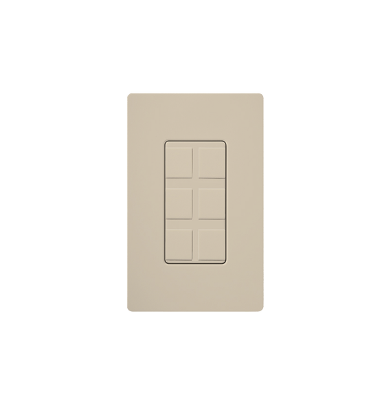 LUTRON ELECTRONICS SC6PFTP SC6PFTP Caja de pared para contactos varios 6 mini espacio