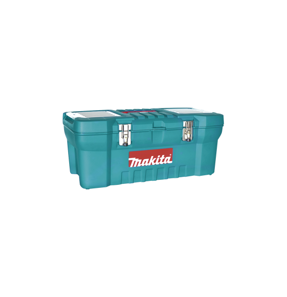 MAKITA 7685 7685 Caja de herramientas de 24 con doble cerradura de metal (60 x 25 x 3
