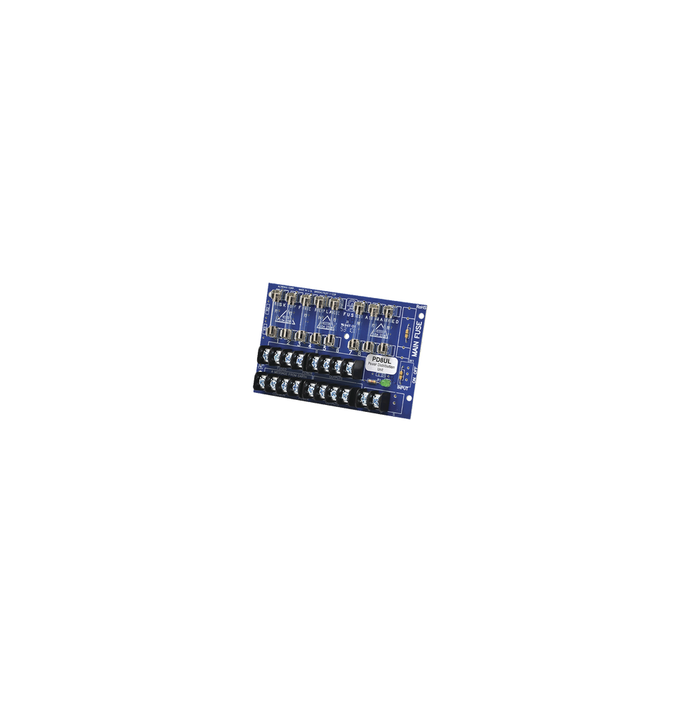 ALTRONIX PD8UL PD8UL Tablero distribuidor de voltaje 8 salidas con fusible de protecc