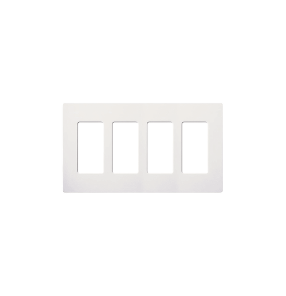 LUTRON ELECTRONICS SC4SW SC-4-SW PLACA DE PARED 4 ESPACIOS