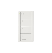 LUTRON ELECTRONICS PJ24BGWHL01 PJ24BGWHL01 Control remoto PICO 4 botones complemente