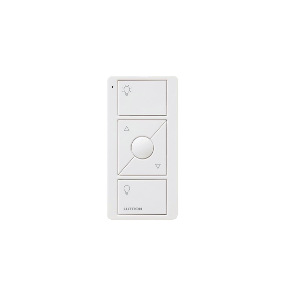 LUTRON ELECTRONICS PJ23BRLWHL01R PJ23BRLWHL01R Control remoto PICO 3 botones encender