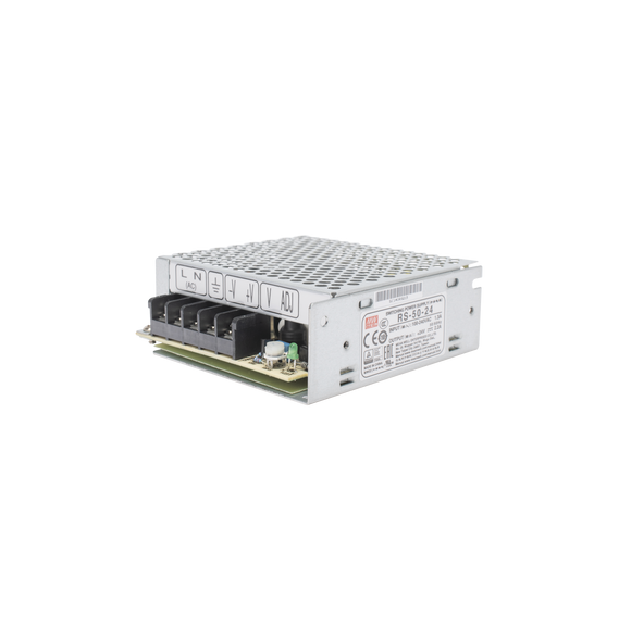 MEANWELL RS5024 RS-50-24 Fuente de Poder Industrial Conmutada 50W de Potencia 24Vcc 2