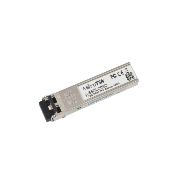 MIKROTIK S85DLC05D S-85DLC05D Transceptor MiniGbic SFP 1.25G LC Duplex para fibra Mul
