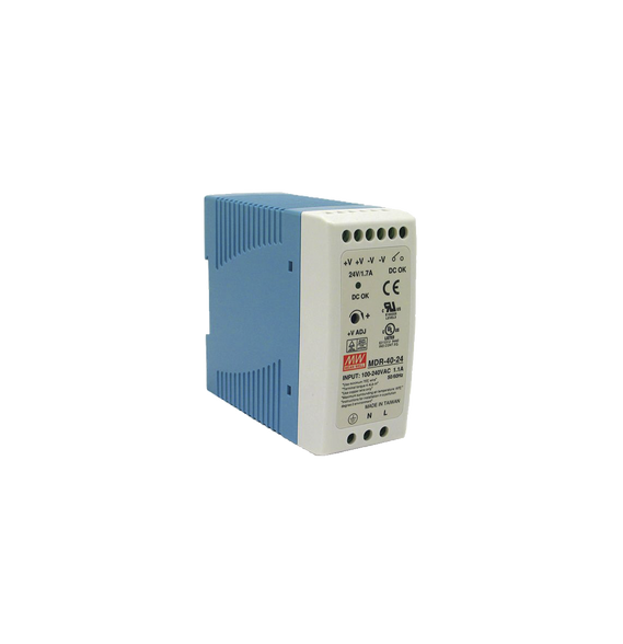 MEANWELL MDR4024 MDR-40-24 Fuente de poder Industrial Riel Din 24Vcc 40W