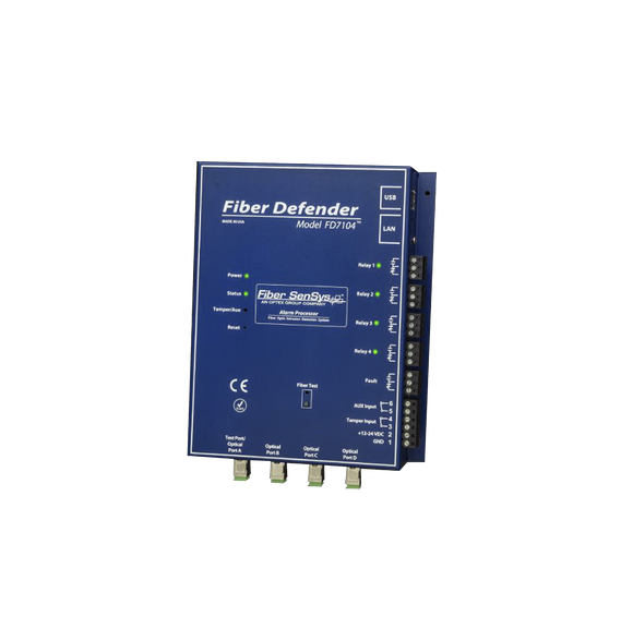 OPTEX FD7104 FD7104 Sensor de Seguridad Perimetral por Fibra Óptica Sensitiva / 4