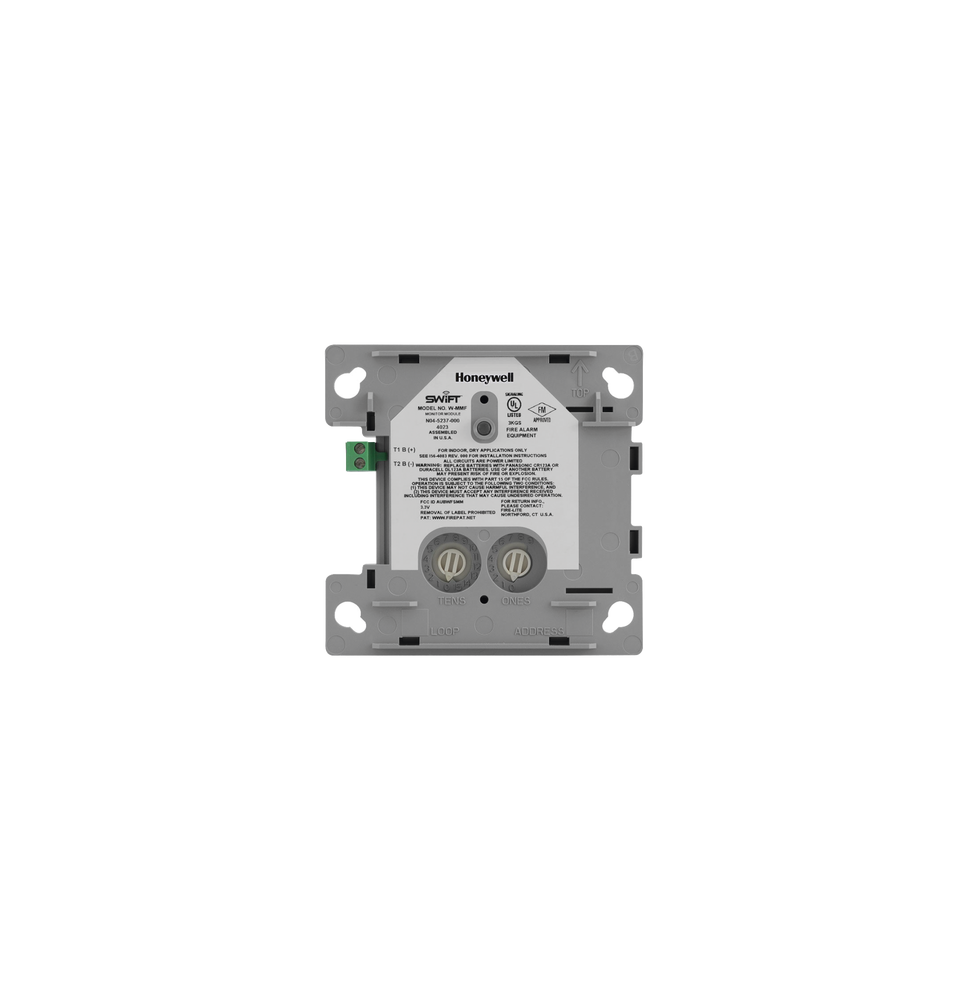 NOTIFIER FWMM FW-MM Módulo Monitor Inalámbrico / Protocolo FlashScan® de NOTIFIER