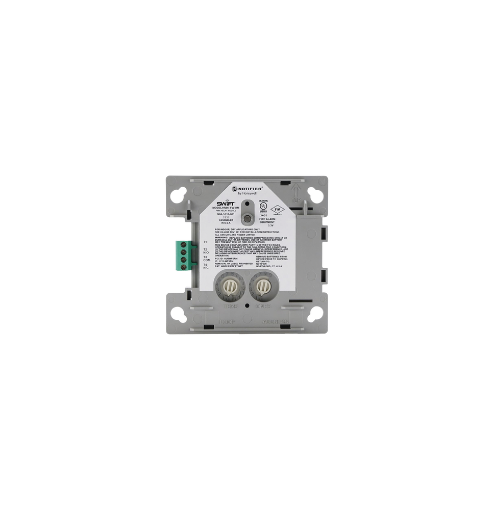 NOTIFIER FWRM FW-RM Módulo Relevador Inalámbrico/ Protocolo FlashScan® de NOTIFIER