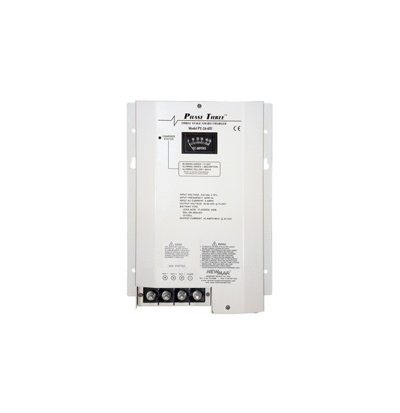NEWMAR PT2445U PT-24-45U Cargador de Batería Plomo Ácido 24 Volts 45 Amps