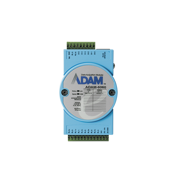 OPTEX ADAM6060 ADAM-6060 MODULO CON 6 ENTRADAS Y 6 SALIDAS PARA INTEGRAR CON FIBER