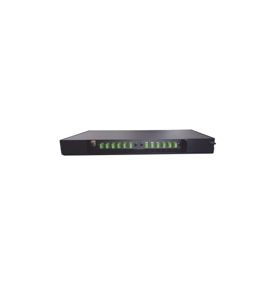 OPTEX KITPATCHFD500 KITPATCH-FD500 Patch panel de 12 puertos de 1u incluye pigtail
