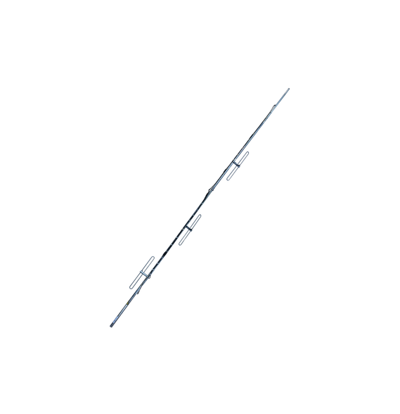 NetPoint NPRF224 NPRF224 Antena base de 4 dipolos. Rango de frecuencia de 144 - 17