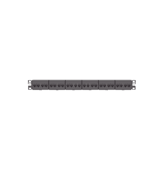 PANDUIT CP24688BL CP24688BL Panel de Parcheo con 24 Acopladores Mini-Com Plano Cat