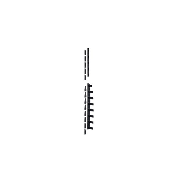 PANDUIT XGFMS45B XG-FMS45B Kit de Dedos Para Administración de Cables en Gabinetes
