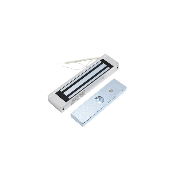 AccessPRO MAG350 MAG350 Chapa magnética 350 Lbs / Sensor de Bloqueo de Placa / Interi