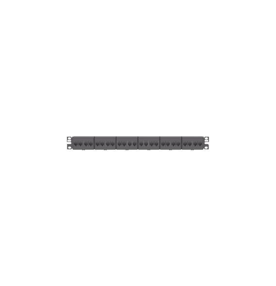 PANDUIT CP245E88BLY CP245E88BLY Panel de Parcheo con 24 Acopladores Mini-Com Plano