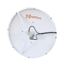 NetPoint NP3326 NP3326 Antena blindada de alto rendimiento de 2 ft 3.3-3.9 GHz Gan