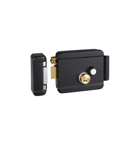 AccessPRO BLACCESSRIMBL BL-ACCESSRIMBL Cerradura Eléctrica con Botón de Salida / Incl