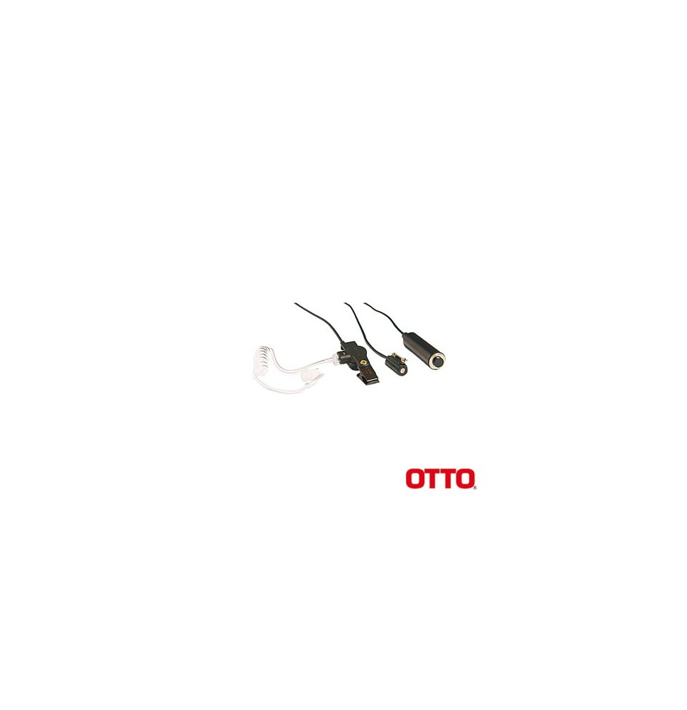 OTTO V110265 V1-10265 Kit de Micrófono-Audífono profesional de 3 cables para KENWO