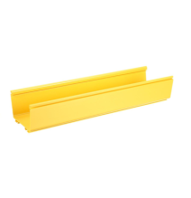 PANDUIT FR6X4YL6 FR6X4YL6 Canaleta FiberRunner? 6X4 de PVC Rígido Color Amarillo 1