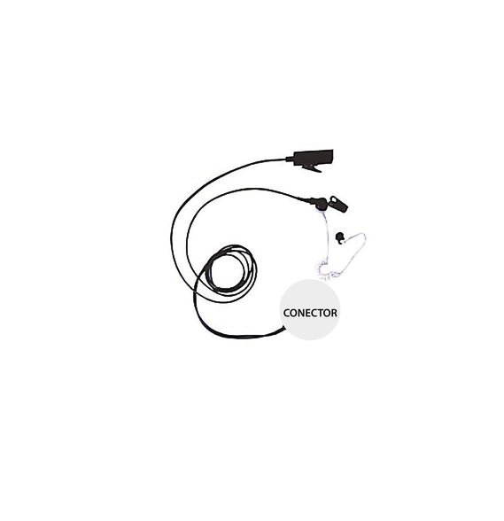OTTO V110695 V1-10695 Kit de Micrófono-Audífono profesional de 2 Cables para KENWO