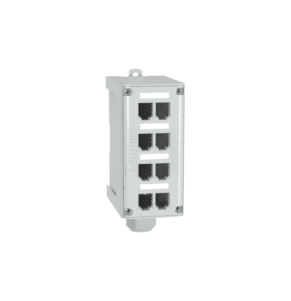 PANDUIT FDME8RG FDME8RG Panel de Parcheo Modular para Fibra Óptica de Instalación