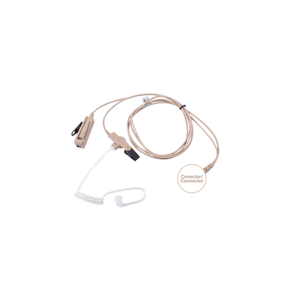OTTO V110266 V1-10266 Kit de Micrófono-Audífono profesional de 2 cables para KENWO