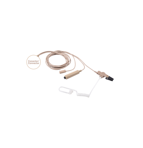 OTTO V110356 V1-10356 Kit de Micrófono-Audífono profesional de 3 cables para KENWO