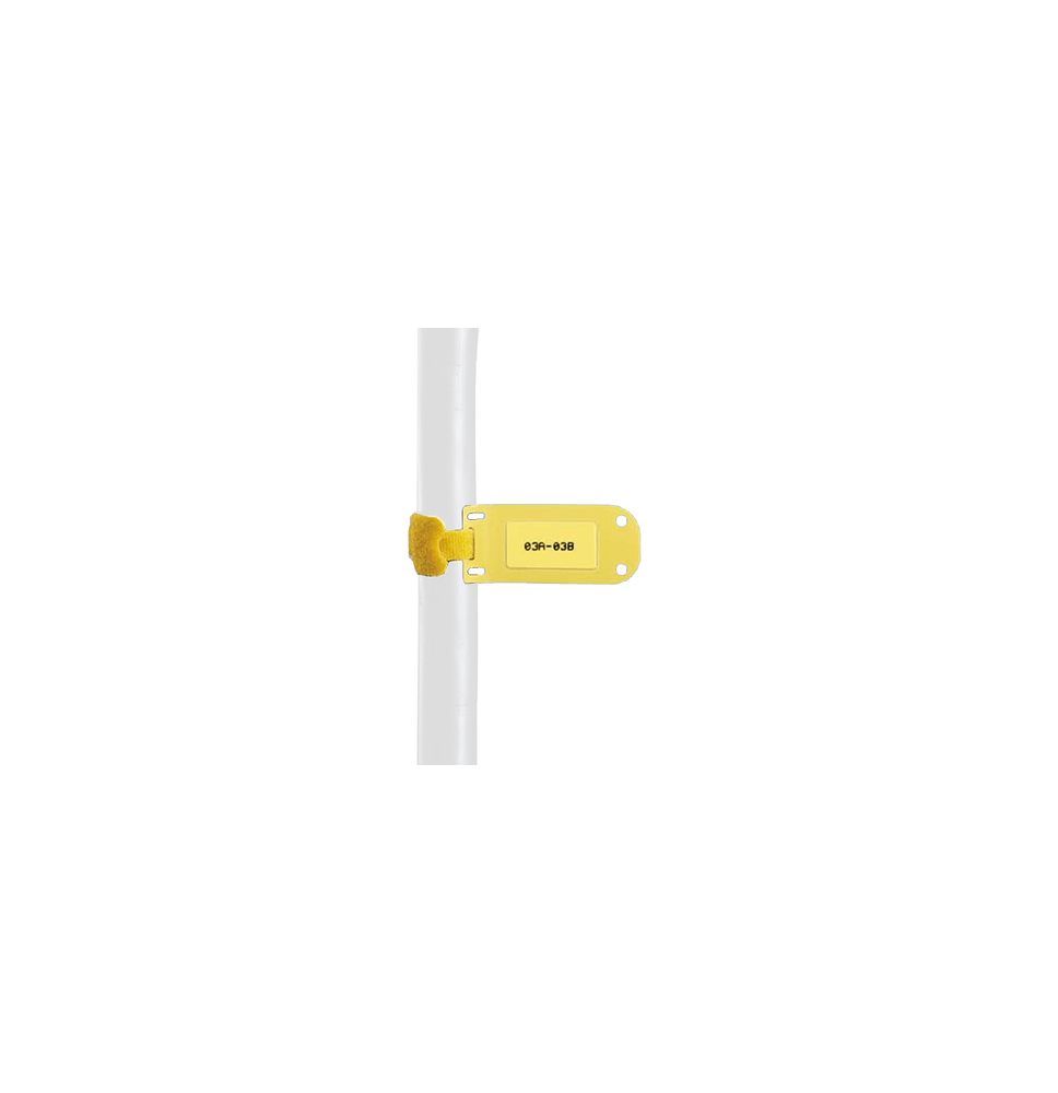 PANDUIT SLCTYL SLCT-YL Paquete de 25 Marcadores de Identificación Autolaminados de