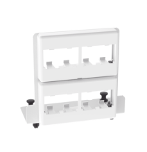 PANDUIT MS8PPB MS8PPB Patch Panel de 8 Puertos Mini-Com Para Uso con Gabinetes Mul