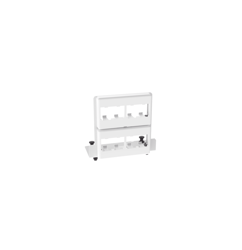 PANDUIT MS8PPB MS8PPB Patch Panel de 8 Puertos Mini-Com Para Uso con Gabinetes Mul