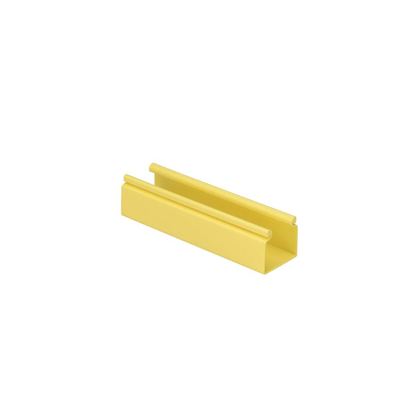 PANDUIT HS2X2YL6 HS2X2YL6 Canaleta FiberRunner? 2X2 sin Tapa de PVC Rígido Con Ori
