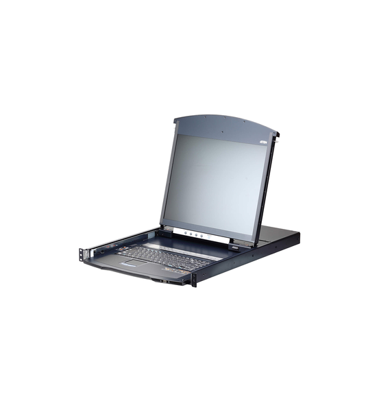 ATEN KL1116V KL1116V Consola LCD dual | rail con switch KVM por IP integrado multi-in