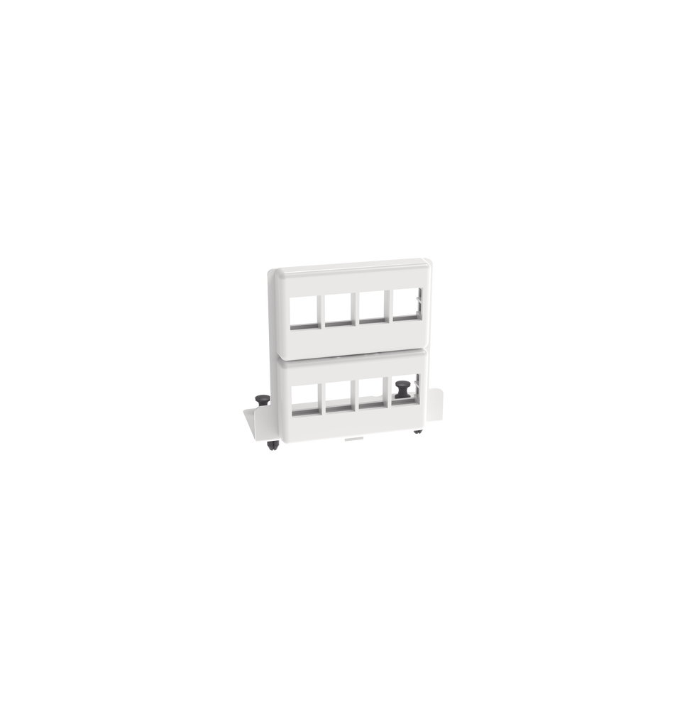 PANDUIT NKMS8PPB NKMS8PPB Patch Panel de 8 Puertos Keystone Para Uso con Gabinetes