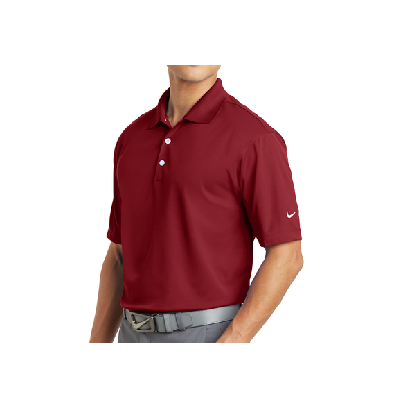 NIKE C373749SR C373749S/R Playera Polo Dri-FIT color Rojo Obscuro para Hombre