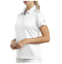 NIKE D354064SXLW D354064SXL/W Playera Polo Dri-FIT color Blanco para Mujer