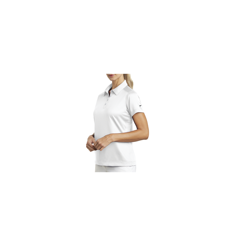 NIKE D354064SXLW D354064SXL/W Playera Polo Dri-FIT color Blanco para Mujer