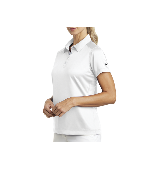 NIKE D354064MW D354064M/W Playera Polo Dri-FIT color Blanco para Mujer