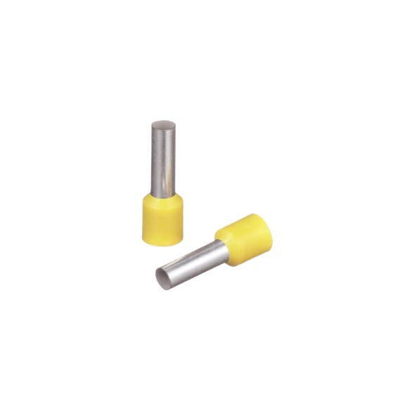 PANDUIT FSD8212C FSD82-12-C Ferrúl de cobre DIN Amarillo para Cable 10 AWG con lar